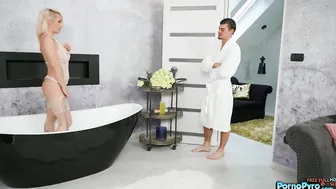 Large Breasted Christina Shine Gets It On In The Bathroom With Josh