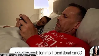 Sneaky Stepdaughter’s Holiday Threesome 2