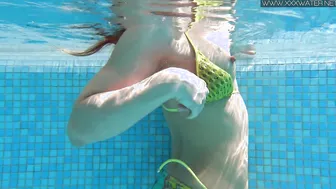 In the water Russian woman Nicole finds her rhythm