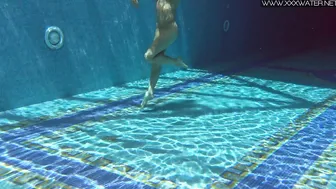 In the water Russian woman Nicole finds her rhythm