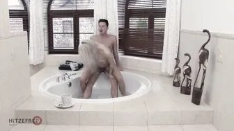 Janitor Gets Some Aby Action