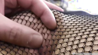 Pov Play With Tits And Hot Ass In Fishnet Pantyhose