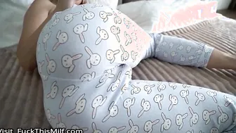 MILF was woken up by her stepsons fat cock 2