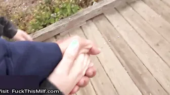 Nerdy teen fucks hard and rubs dick with her sexy feet [POV] 3