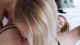 Anal loving Angelika Grays and Isabelle Deltore share a hard cock 5