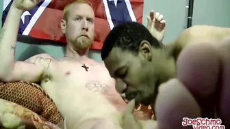 Chris gets his ass banged after a steamy and sloppy blowjob