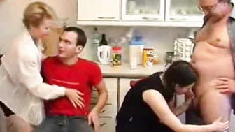 Horny orgy