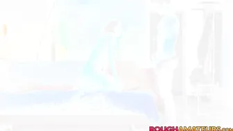 Adorable 18yo gives sensual blowjob before being hammered 2