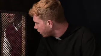 Catholic twink nailed hard bareback by priest in confession