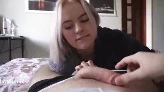 Sneaked into the room gave a Sweet Blowjob and saddled my Dick - POV MiraDavid 7