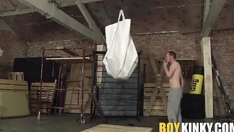 Teaching porn video – Sean Taylor teaching Billy a harsh ass lesson in dungeon