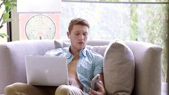 Anya Olsen and Naomi Swann entice shy roommate into threesome 4