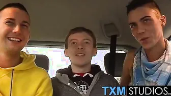 Horny dudes Danny Cunningham and AJ need some ass to fuck