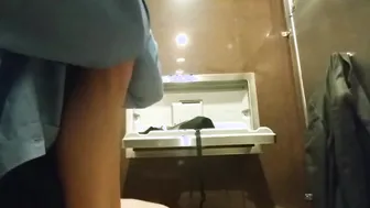 Ambushing Secretary Into The Toilet