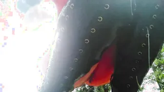 pvc latex bondage selfie clip