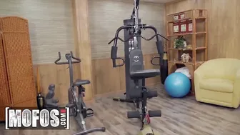 Flexible (Ember Snow) Gets Freaky While Exercising And Blows (Alex Legends) Huge
