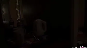 Real German Gf suprise him with Wake up Fellatio inside point of view at