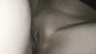 Young lovers shoots sex into all holes close-up