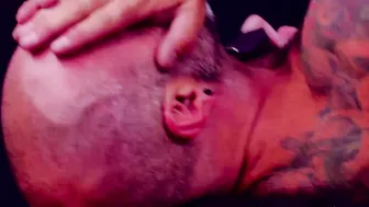 Papa bear destroyed by his favorite cub bareback style