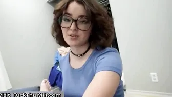 Nerdy Teen Stepsister Is Wet for Cheating Stepbro - Leanna Lovings