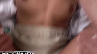Skinny Asian Teen Trains Stepdaddy 4
