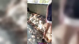 Busty Teen Fucked In The Street by a Stranger