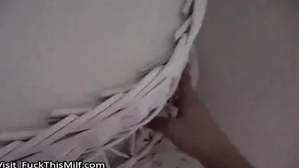 BBW sister stuck under table. Fucked by stepbro as a result. 4