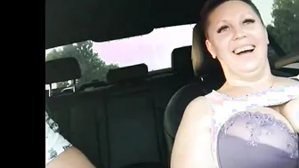 Simple Russian Village Pleasures - Countryside Fuck With a Busty BBW On the Car Hood 4