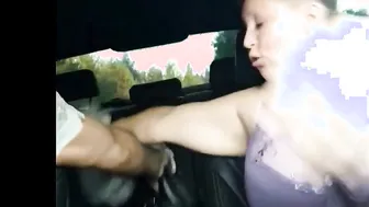 Simple Russian Village Pleasures - Countryside Fuck With a Busty BBW On the Car Hood 4