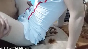 Schoolmate stole sexy nurse outfit from her mother to have sex with me 4