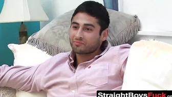 Serge has his fantasy threesome fuck with a chick and a dude