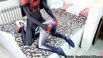 Sexy Spider-Man Multiverse - Miles Morales passionately fucked Gwen Stacy and filled 2
