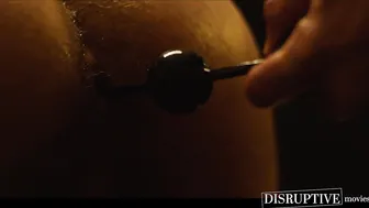 Sexy stalker Johnny Ford fills hairy top Vander Pulaskis ass with toys