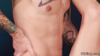 Huge dick stepbrothers anal fuck in bedroom
