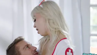 Ryan Mclane Eats Slutty Nurse With Big Floppy Tits Chloe Surreals Pussy