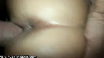 World record jeans ass insemination with lots of cum 5