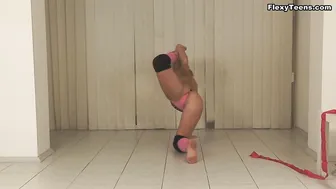 Shy yet gifted Anna Prohorenko masters gymnastics
