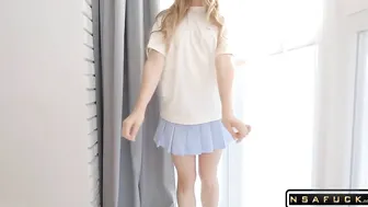 Two Cumshots for a Cute Stepsis