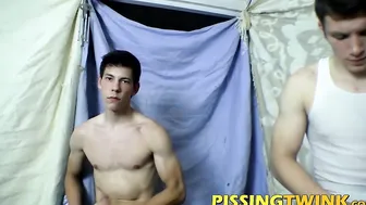 Hot Guys Jacking Off In Public Without A Care - Group Fun