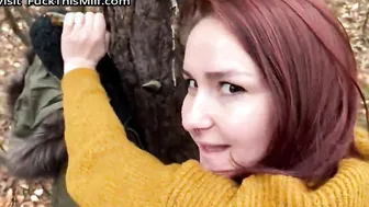 Public pickup and cum inside the girl outdoors 2