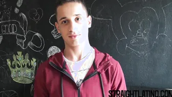 Cute young Latino barebacked and facialized by a huge cock