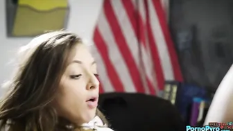 Student Gia Derza Gets Her Hairy Pussy Eaten By Professor Tommy Pistol