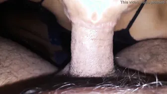 Blowing cock and he comes inside my mouth I let the cum