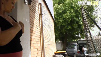 HausfrauFicken - German Grandmother Yvonne Fucks With Bodo Rough