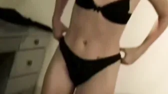 Cutie with small titties gets her pussy fucked in classic porn vid