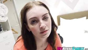 Pale stepsisters hairy wet pussy demolished in missionary