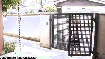 Busty milf Rie Tachikawa tries young cock in her furry pussy 3