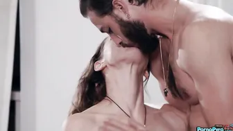 Lucas Frost Eats His Skinny Stepsister Andi Roses Trimmed Pussy