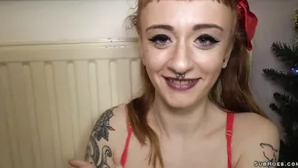Spank slap and throat fuck on Azura Alii