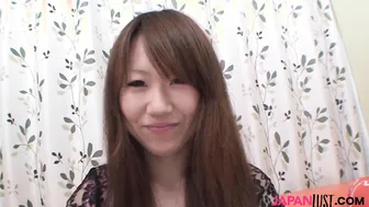 Busty babe Maya Araki sex with asian guy